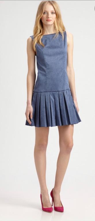 alice and olivia denim dress