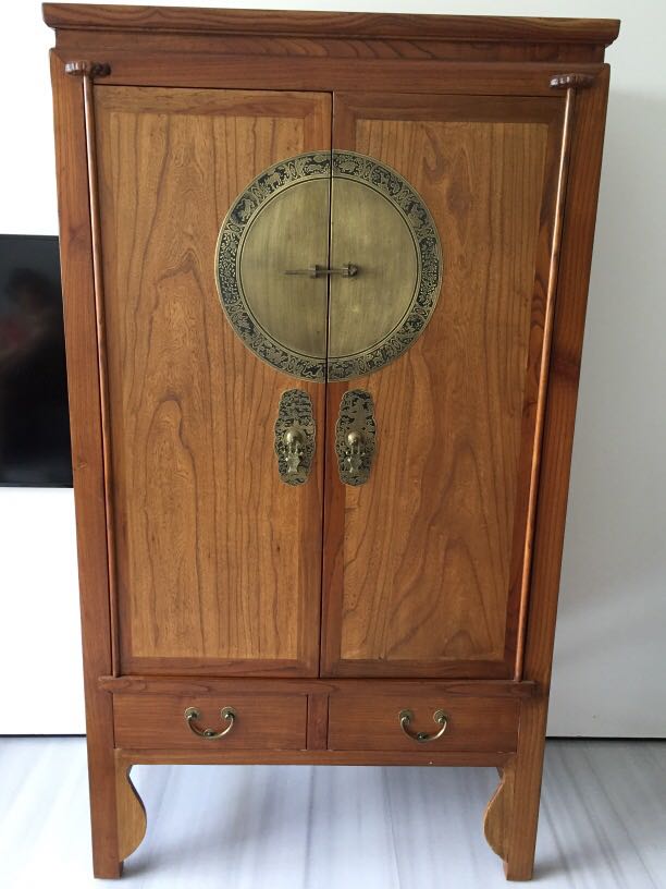 Antique Wooden Cupboard, Furniture & Home Living, Furniture, Shelves