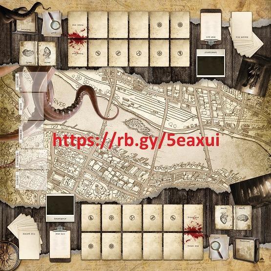 arkham horror card game player mat ARKHAM HORRORCENTER GAME MAT