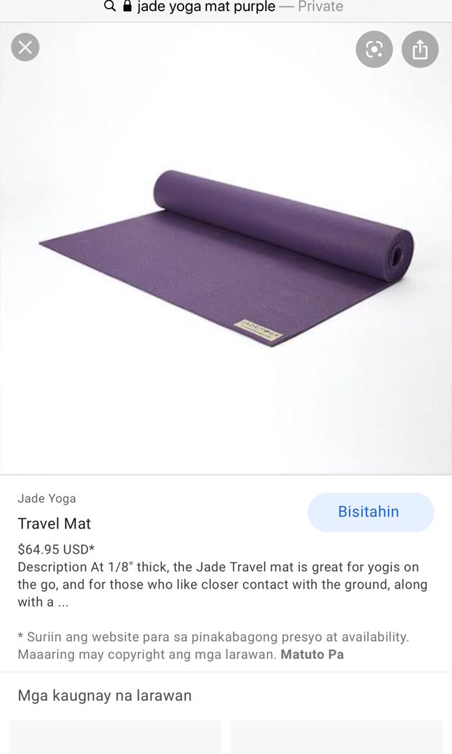 Authentic Jade Yoga Mat extra wide extra long extra thick not Manduka