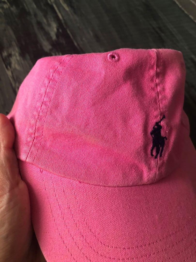 Dark pink polo hat clearance