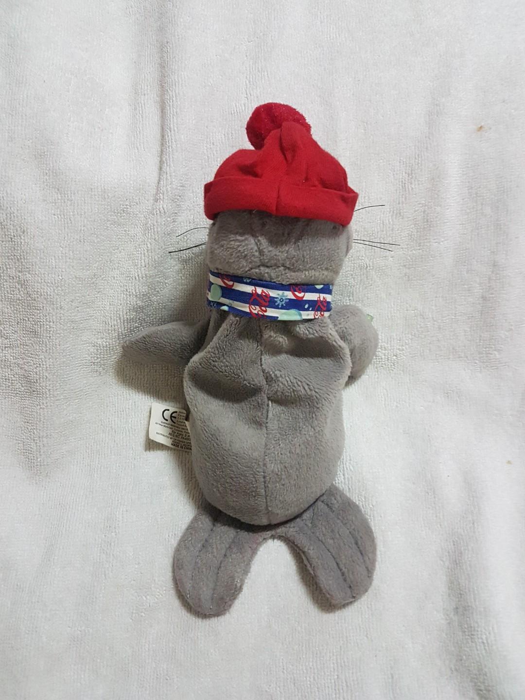 Coca cola 2025 seal beanie baby