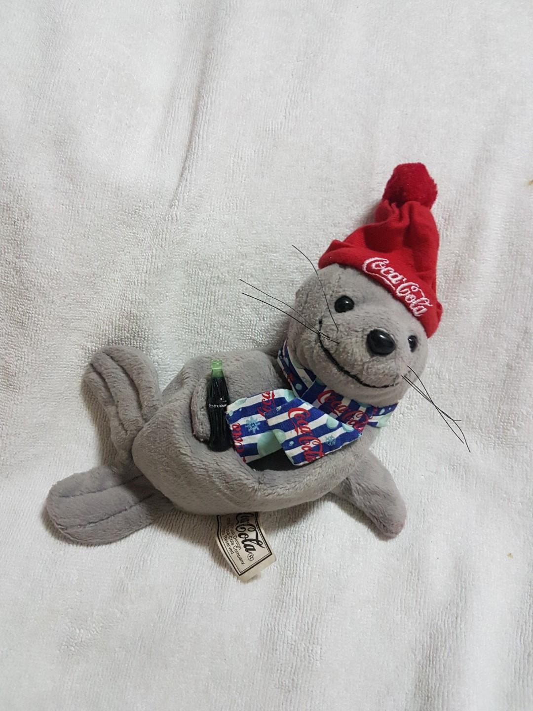 Coca cola seal beanie baby sale