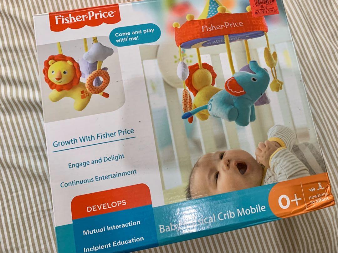 fisher price musical crib toy