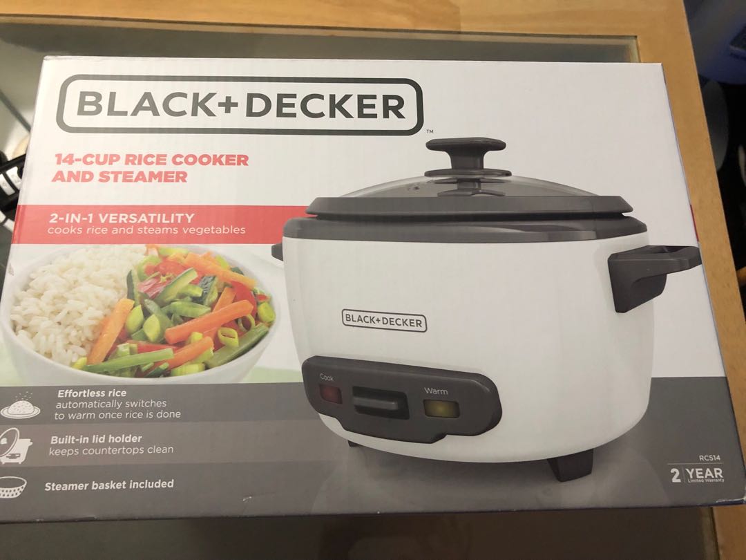 Brand New Black + Decker 14 Cup Rice Cooker & Sreamer$35