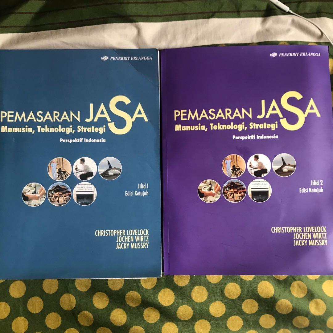 Buku Pemasaran Jasa Christopher Lovelock (penerbit erlangga), Buku