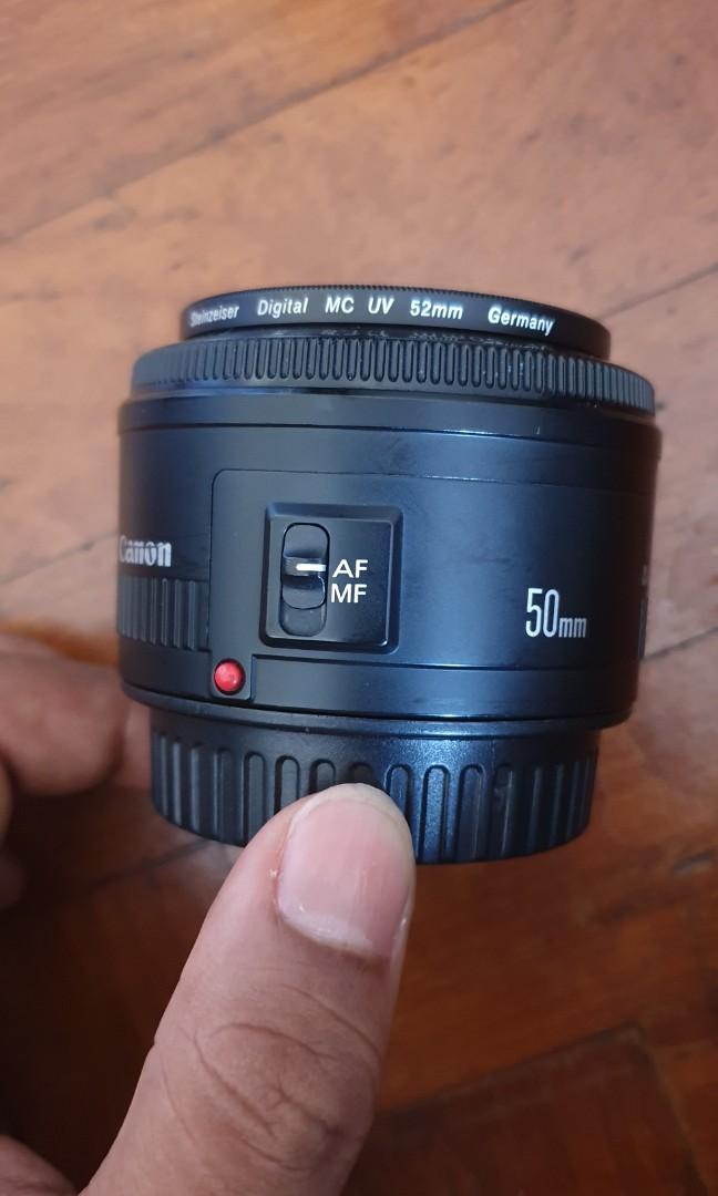 Canon Ef 50mm F1 8 Ii With Steinzeiser Lense Filter Photography Lenses On Carousell