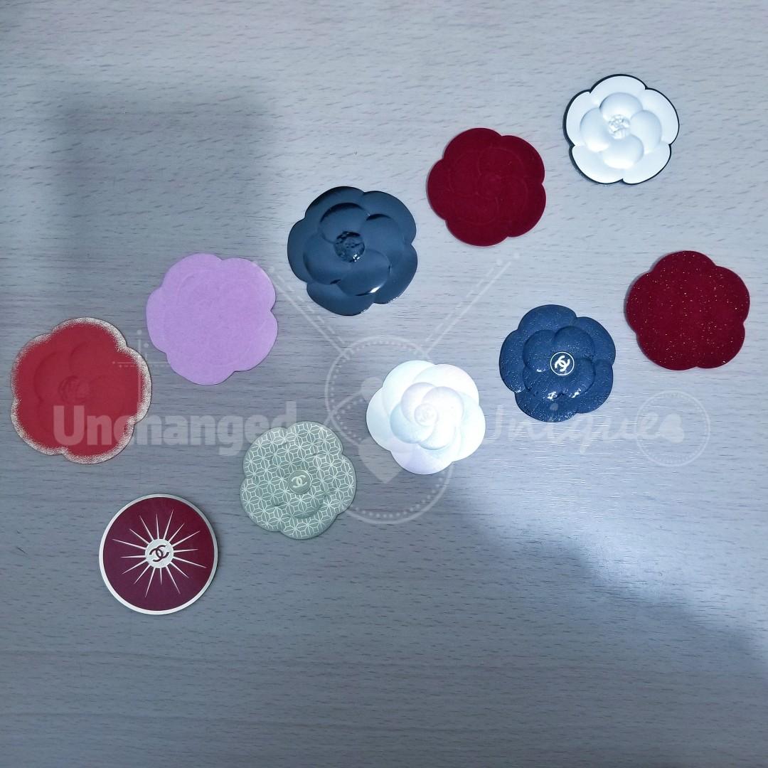 Chanel Beauty Paper Camellia Stickers For Gift Presentation Diy Decoration Collectibles各款山茶花貼花禮品包裝手作裝飾收藏品 名牌 時尚 Carousell