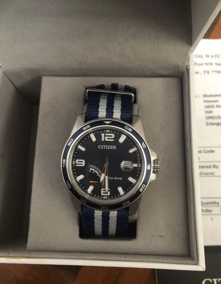 Citizen Eco Drive PR AW7038 04L rrp700 Men s Fashion Watches Accessories Watches on Carousell