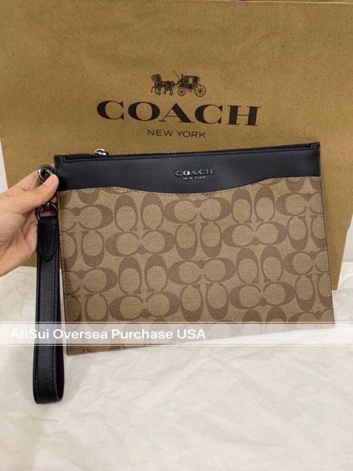 coach beckett slim pouch