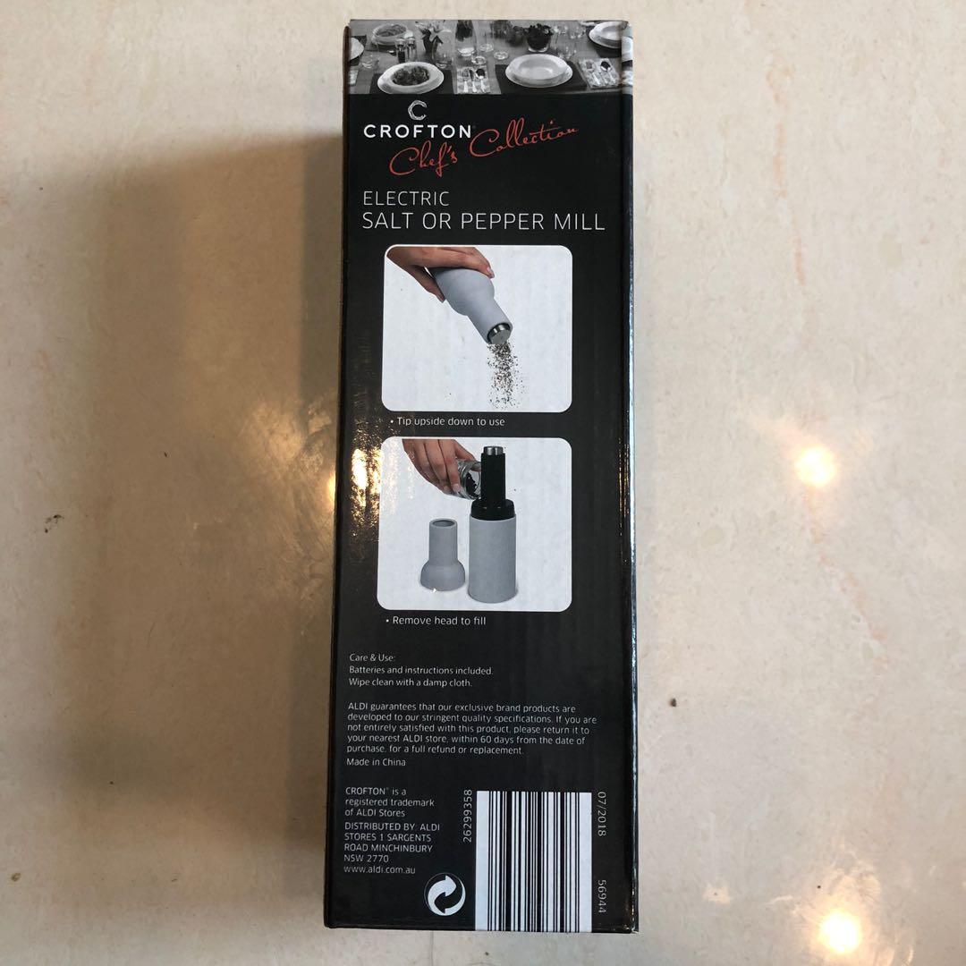 Crofton Electric Salt or Pepper Mill, TV & Home Appliances, Kitchen