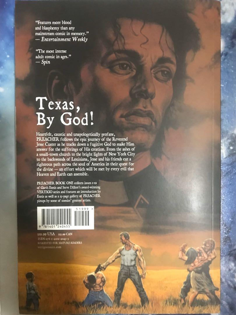 Dc Vertigo Preacher Book One By Garth Ennis Steve Dillon Books