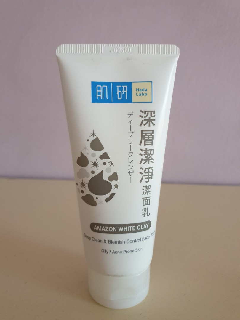 hada labo face wash deep clean & blemish control