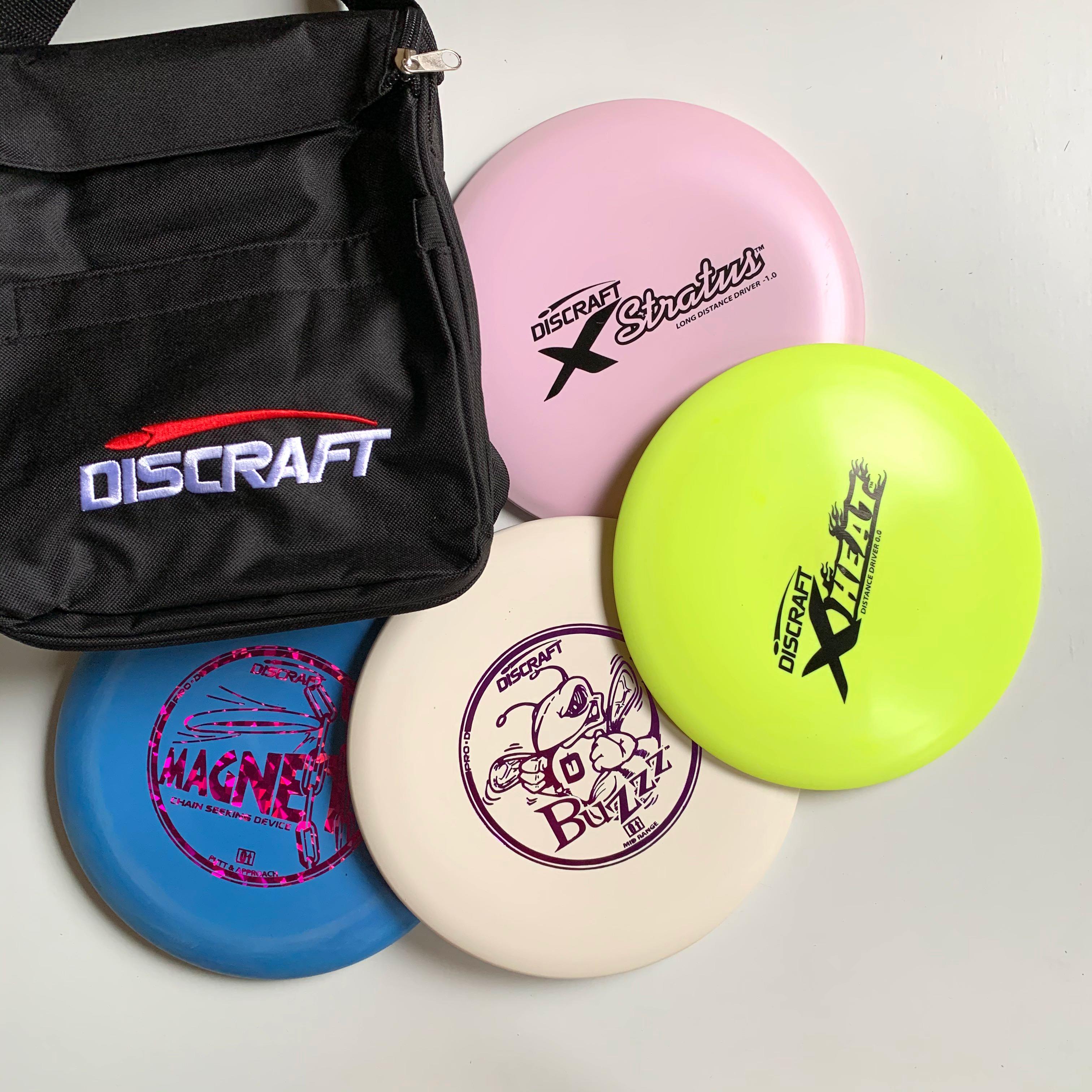 discraft deluxe disc golf set