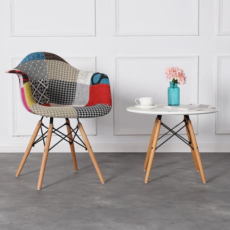 Eames Nordic Inspired Kids Table Children tea round table, Babies