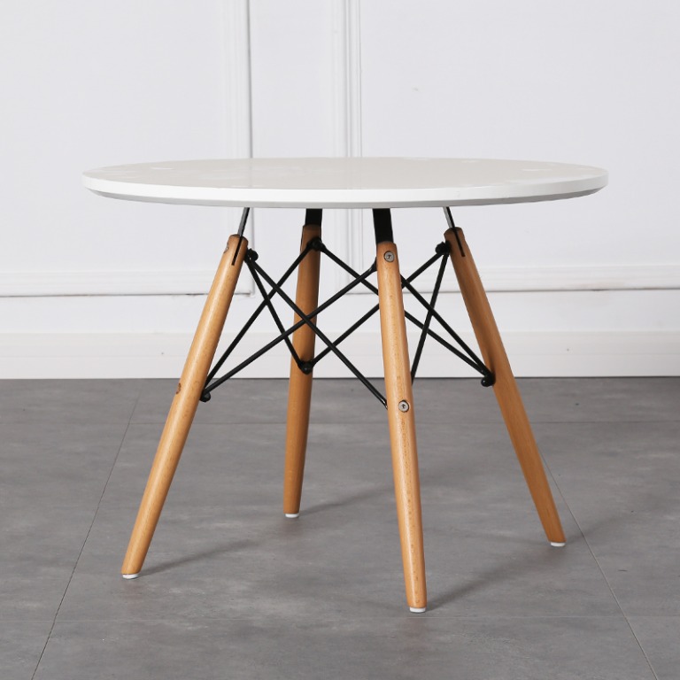 Eames Nordic Inspired Kids Table Children tea round table, Babies ...