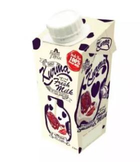 Farm Fresh Uht Kurma Milk 1 Carton 200ml X 24 Packet Food Drinks Drinks On Carousell
