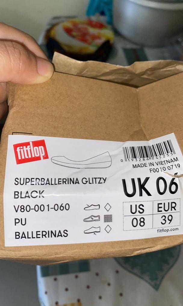 Fitflop superballerina hotsell glitzy ballet flat