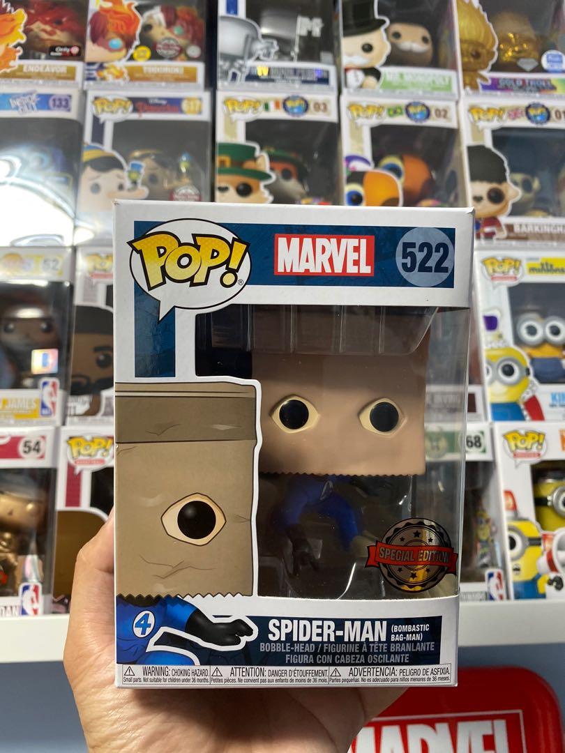 funko pop spider man bombastic bag man