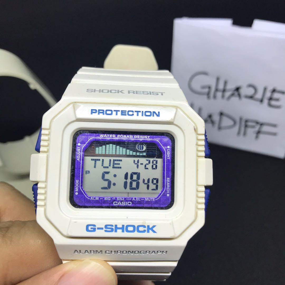 G shock petak discount putih