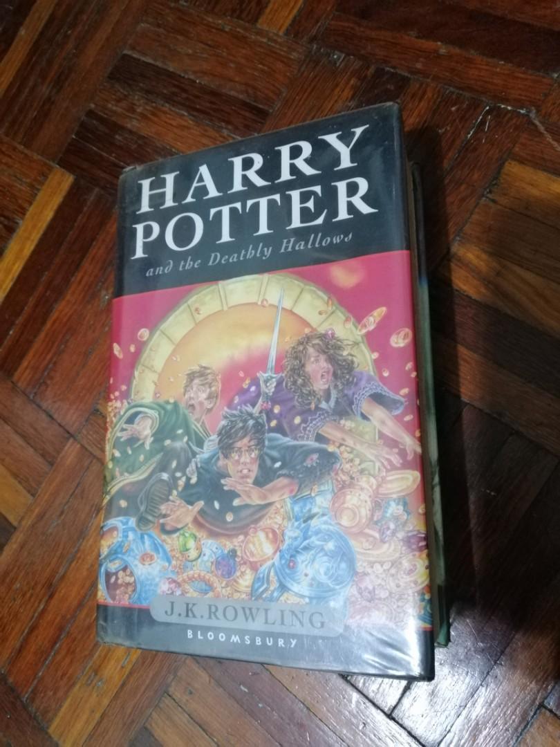 Hardcover Harry Potter And The Deathly Hallows By J K Rowling Books Stationery Books On Carousell