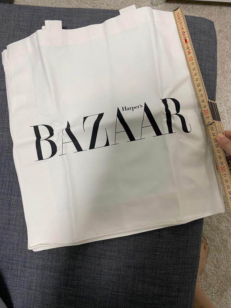 Harper S Bazaar Australia Canvas Large Tote Bag Women S Fashion Bags Wallets On Carousell