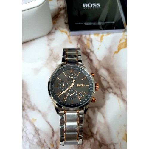 Hugo Boss Grand Prix Silver Chronograph Watch HB1513473 Men s