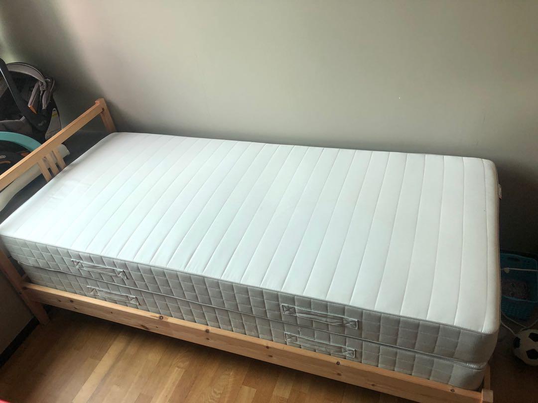 IKEA single mattress, Furniture & Home Living, Furniture, Bed Frames