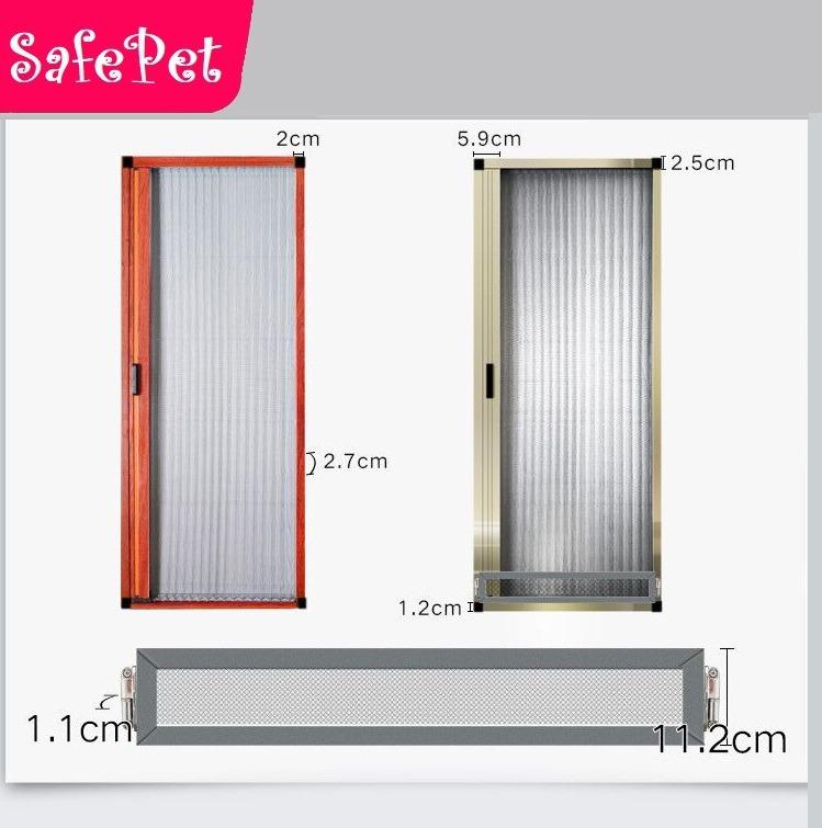 Invisible Sliding Door Grille for Cats , Pet Supplies, Homes & Other ...