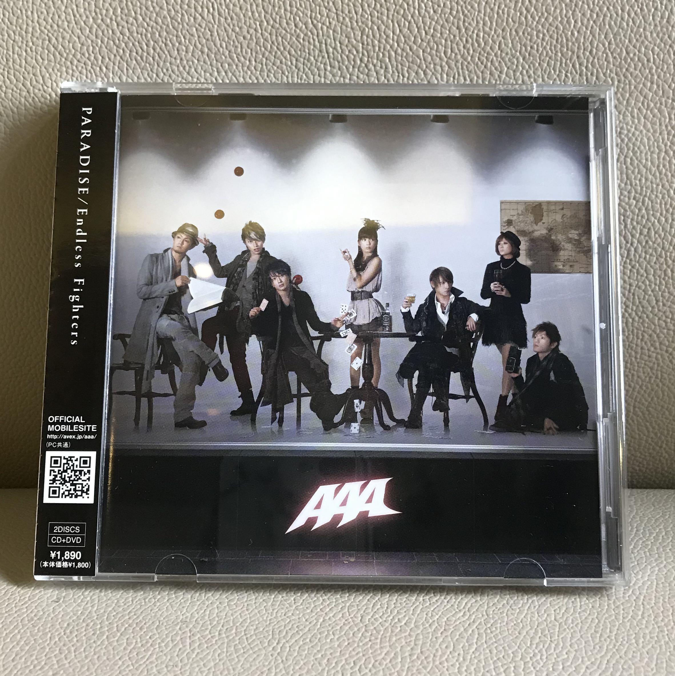 J-POP] AAA/PARADISE CD+DVD, 興趣及遊戲, 收藏品及紀念品, 日本明星