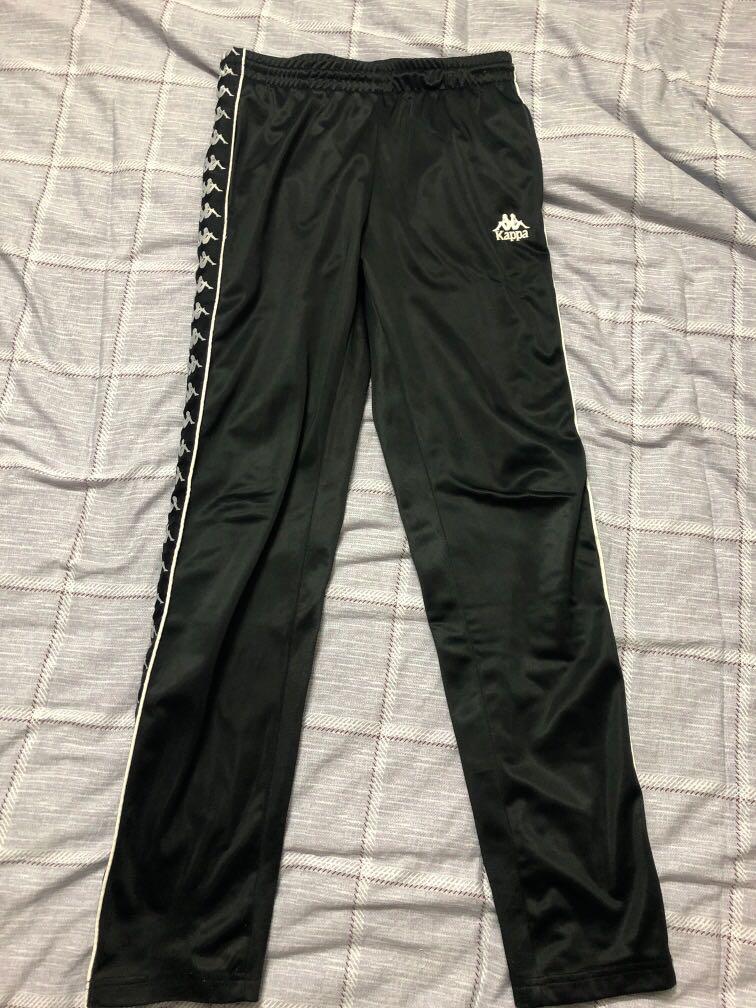 Kappa Black Tearaway pants