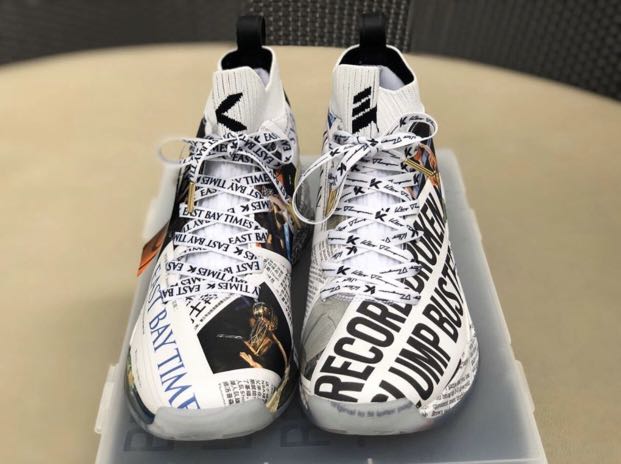 Klay thompson shoes newspaper top