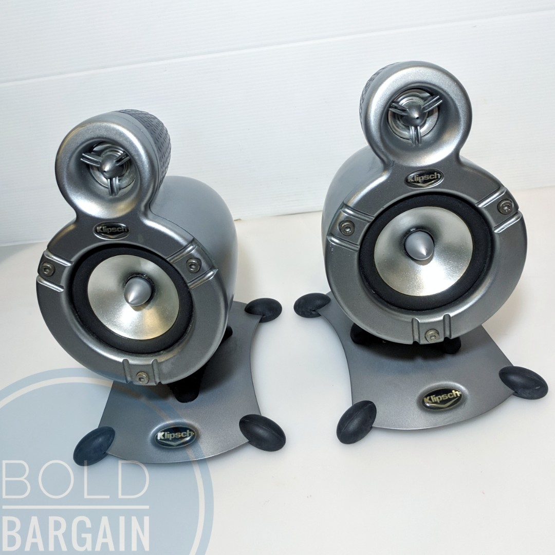 Klipsch ProMedia Satellite Speakers 2 Way Speaker System for GMX A2.1