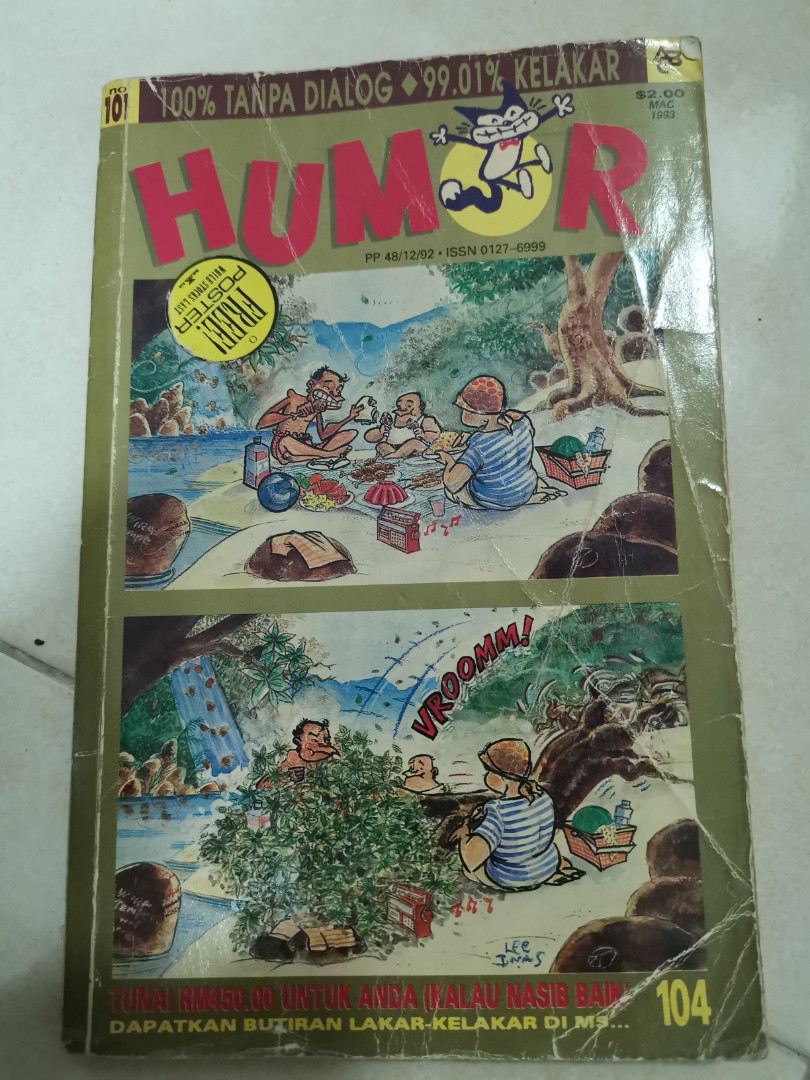 Komik Humor 1993 Books Stationery Comics Manga On Carousell