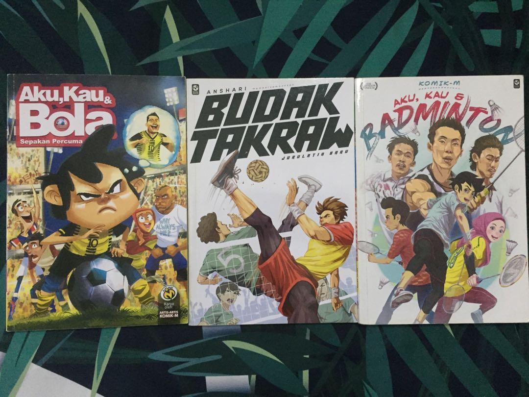 Komik Sukan Bahasa Melayu Books Stationery Comics Manga On Carousell