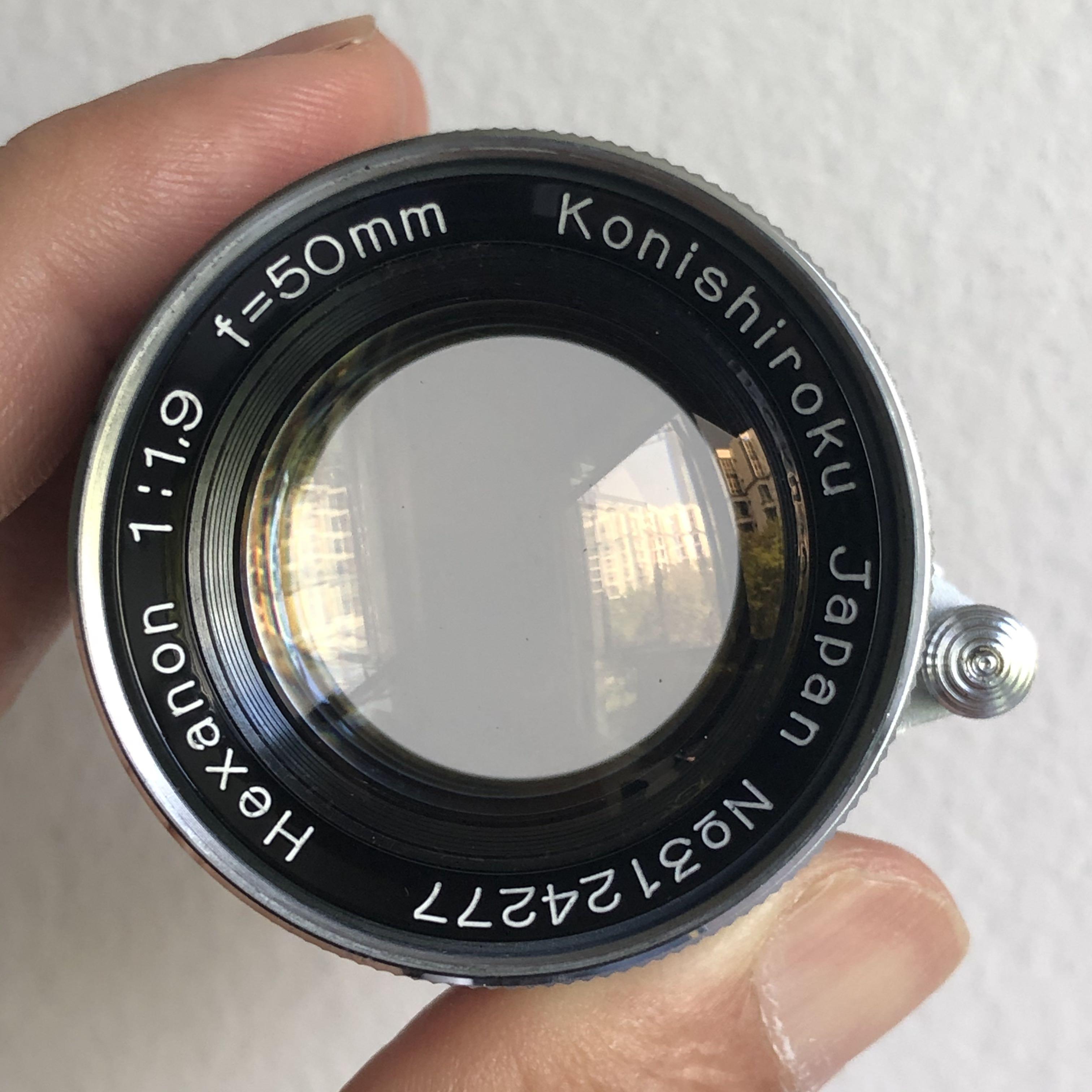 希少良品 Konishiroku Hexanon 50mm F/1.9 L39