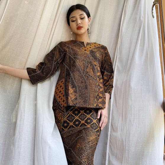 Kurung Kedah Batik Muslimah Fashion Two Piece On Carousell