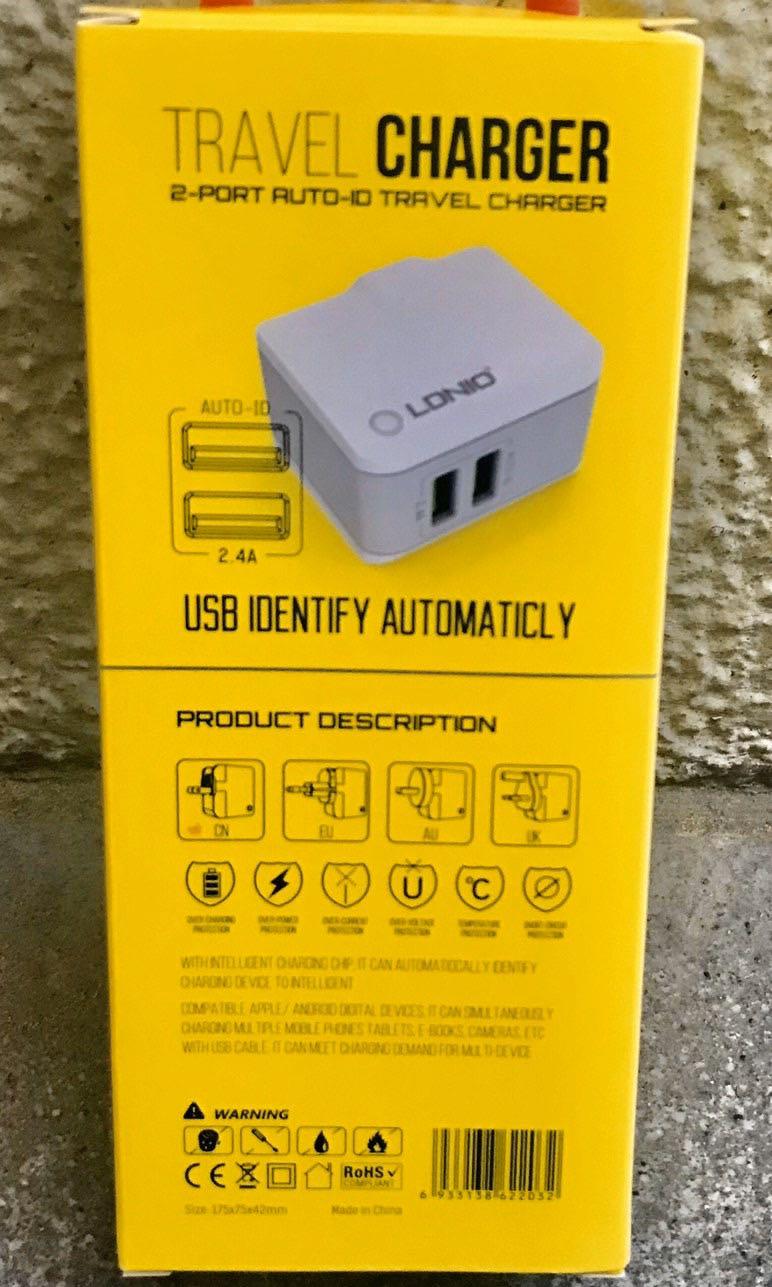 LDNIO Travel Charger for Iphone and Android (Category: Chargers) located in San Juan City. Submitted by addieandmatty (Listing ID 1005280094, Image 2). Description: .