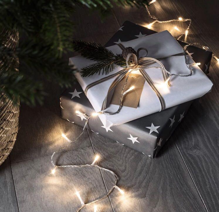 Lights4fun Indoor Fairy Lights with 100 Warm White LEDs, Furniture ...