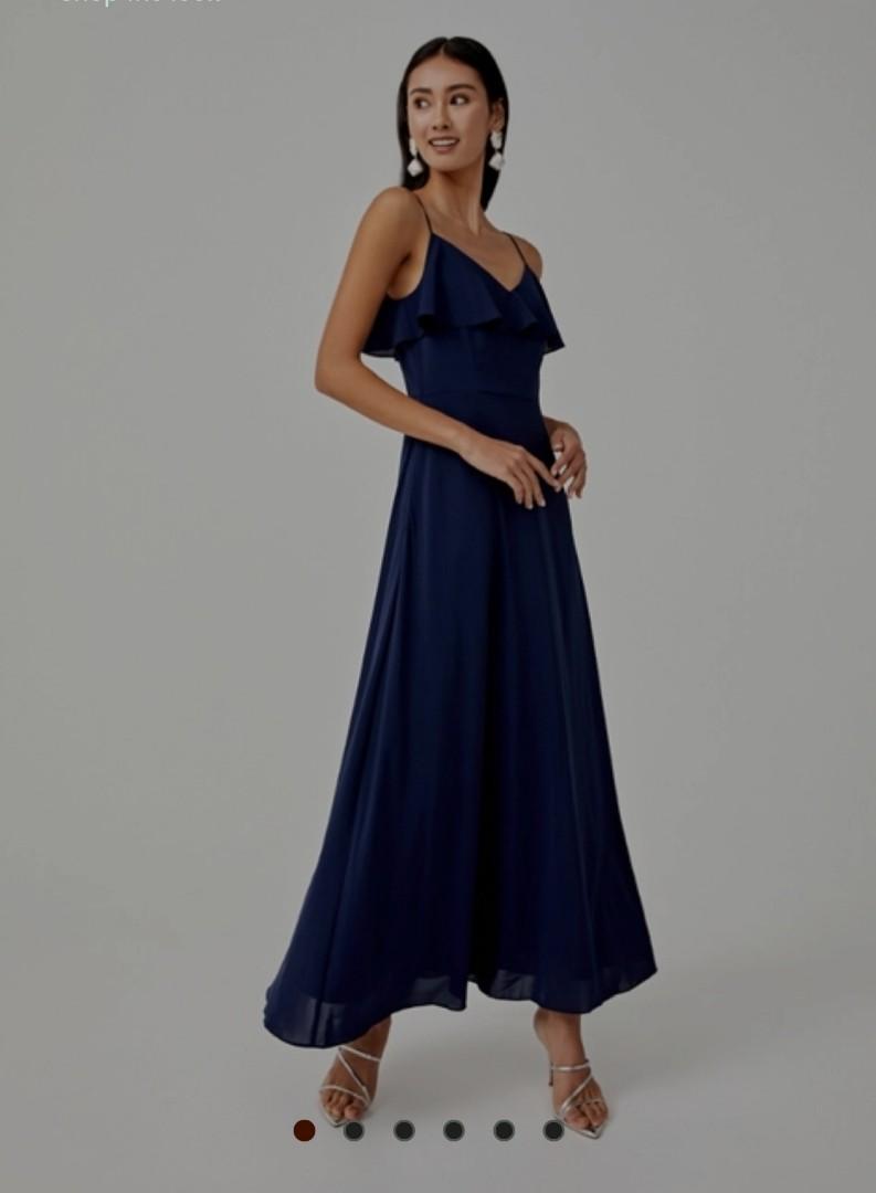 bonito ruffle maxi dress Petal & Pup Bonito Midi Dress - Berry XS : Clothing, Shoes & Jewelry
