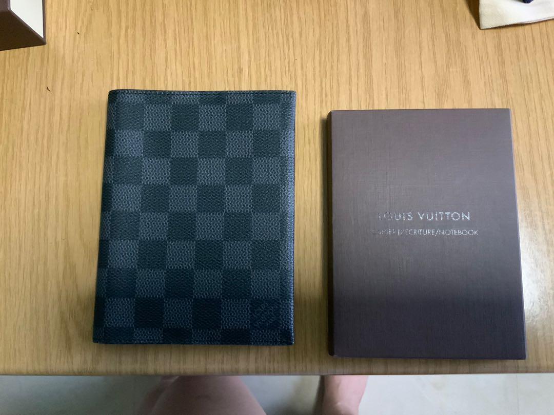 RARE VINTAGE AUTHENTIC LOUIS VUITTON NOTEBOOK COVER, VERY GOOD