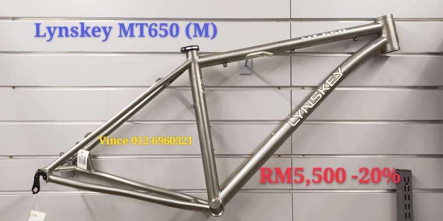 Lynskey MT650 PRO 26 Titanium Pivot LES 275 Carbon Frameset