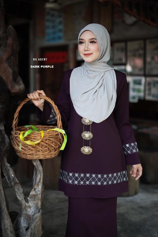Mas Mona Kurung Muslimah Fashion Two Piece On Carousell