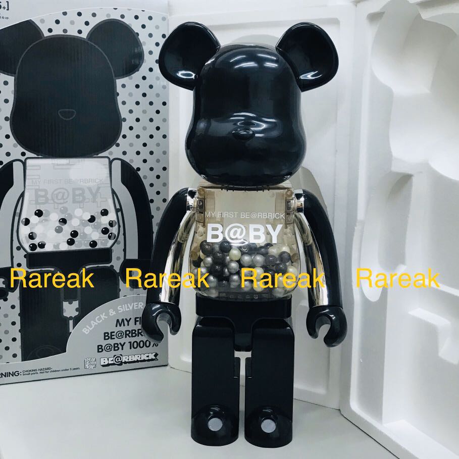 MY FIRST BE@RBRICK BABY CLEAR BLACK