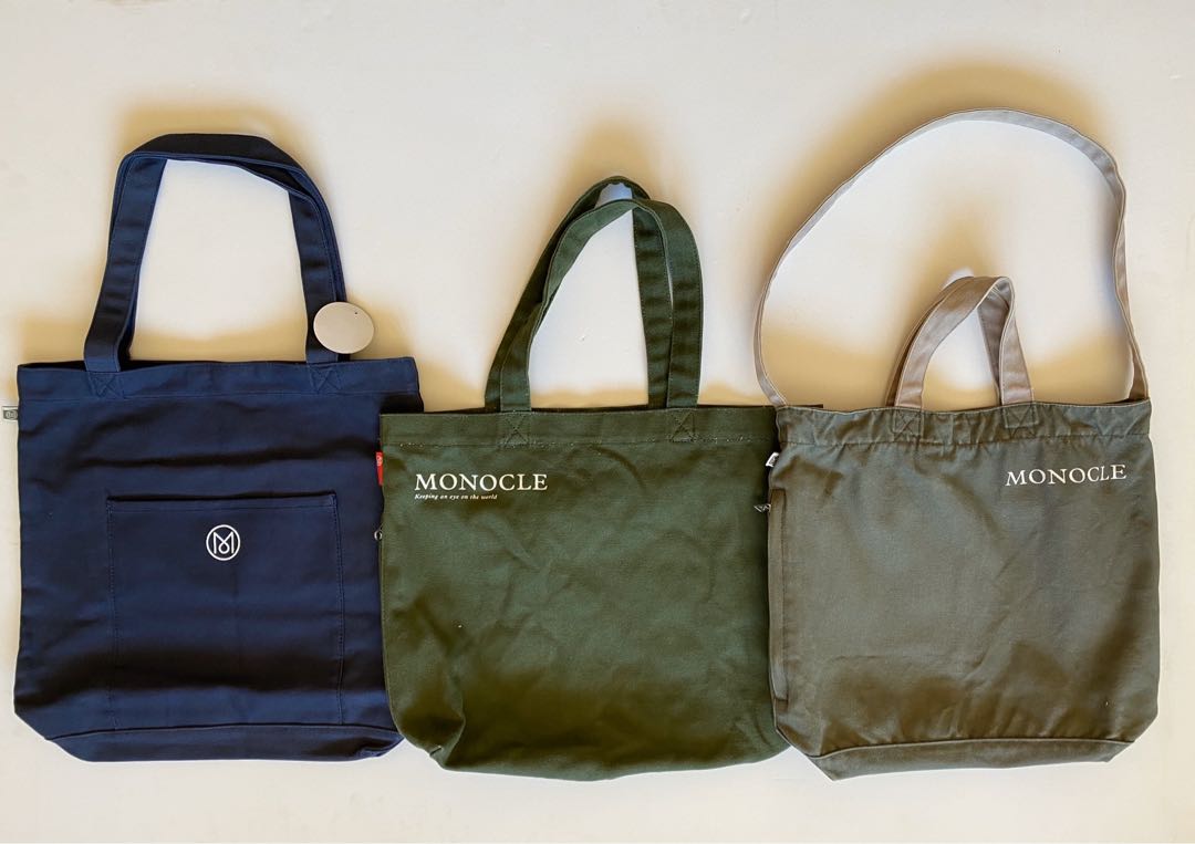 Monocle tote bag deals