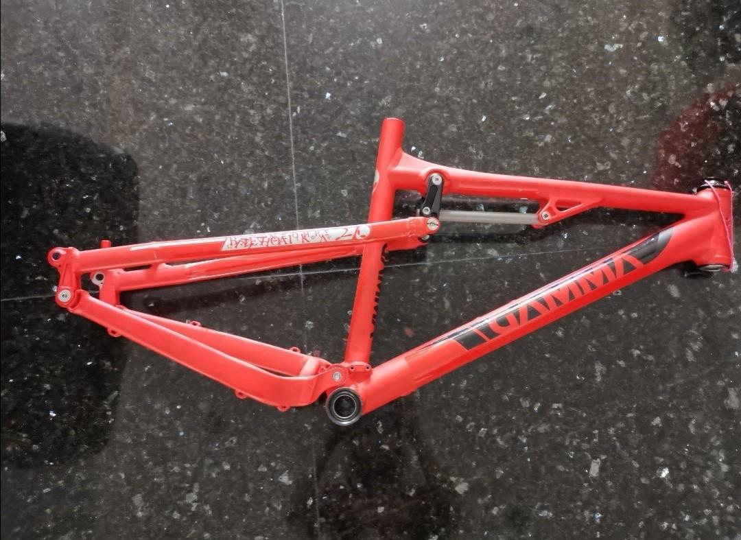 Mtb 26 frame Mountain bike dual suspension full sus Sports Equipment Bicycles Parts Bicycles on Carousell
