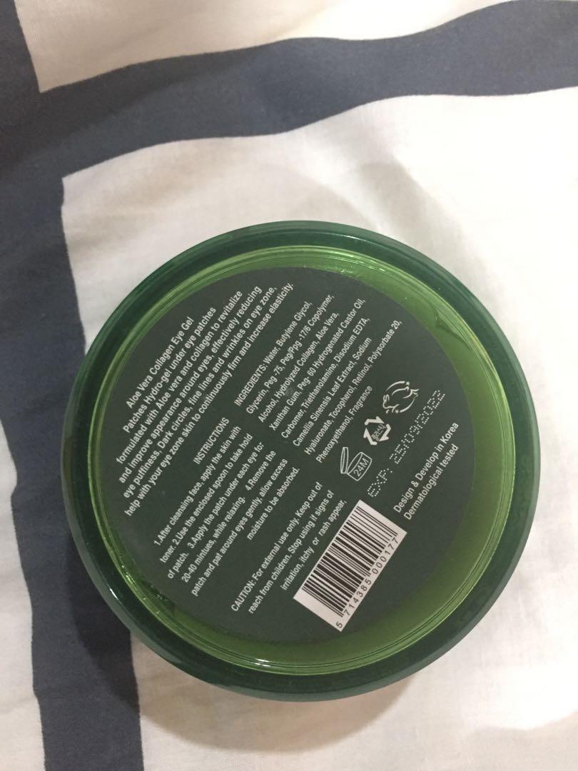 Nature Republic Aloe Vera Hydrogel Eye Patches Beauty Personal Care Face Face Care On Carousell