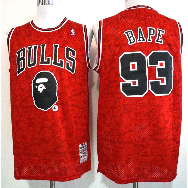Nba Basketball Jersey Bulls Bape Sports Sports Apparel On Carousell