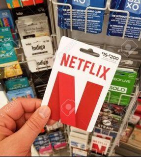 Netflix gift card life time promosi