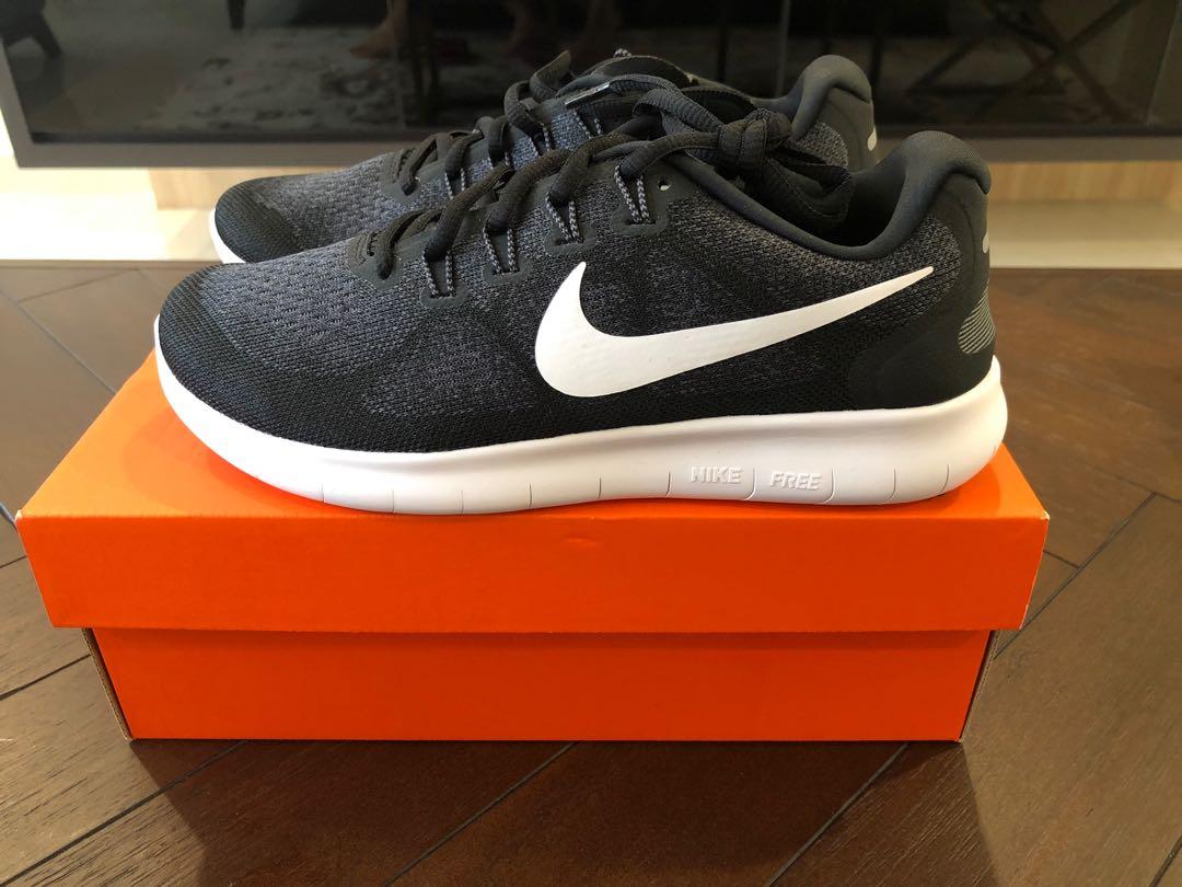 Free rn 2017 cheap women's running shoes black/white